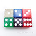 High Quality Casino Size Glitter Dice 19MM